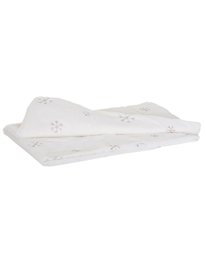 Wohndecke Schnee mit Pailletten