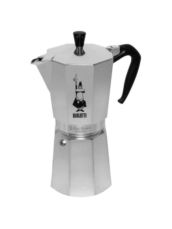 Kaffeemaschine Moka Express in Silber