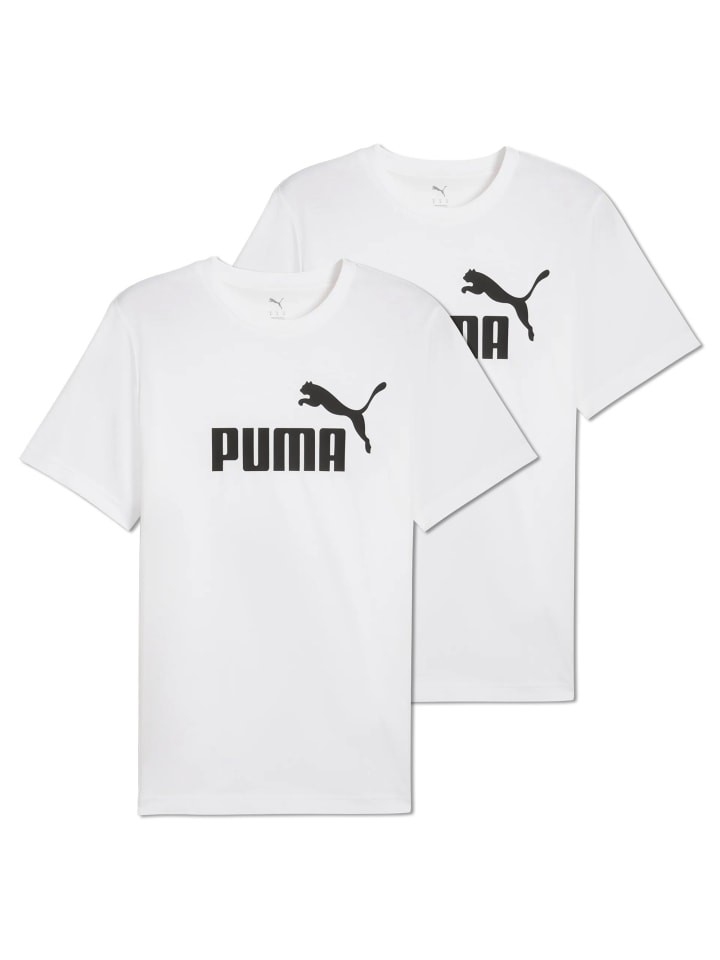 T-Shirt 2er Pack in Weiß