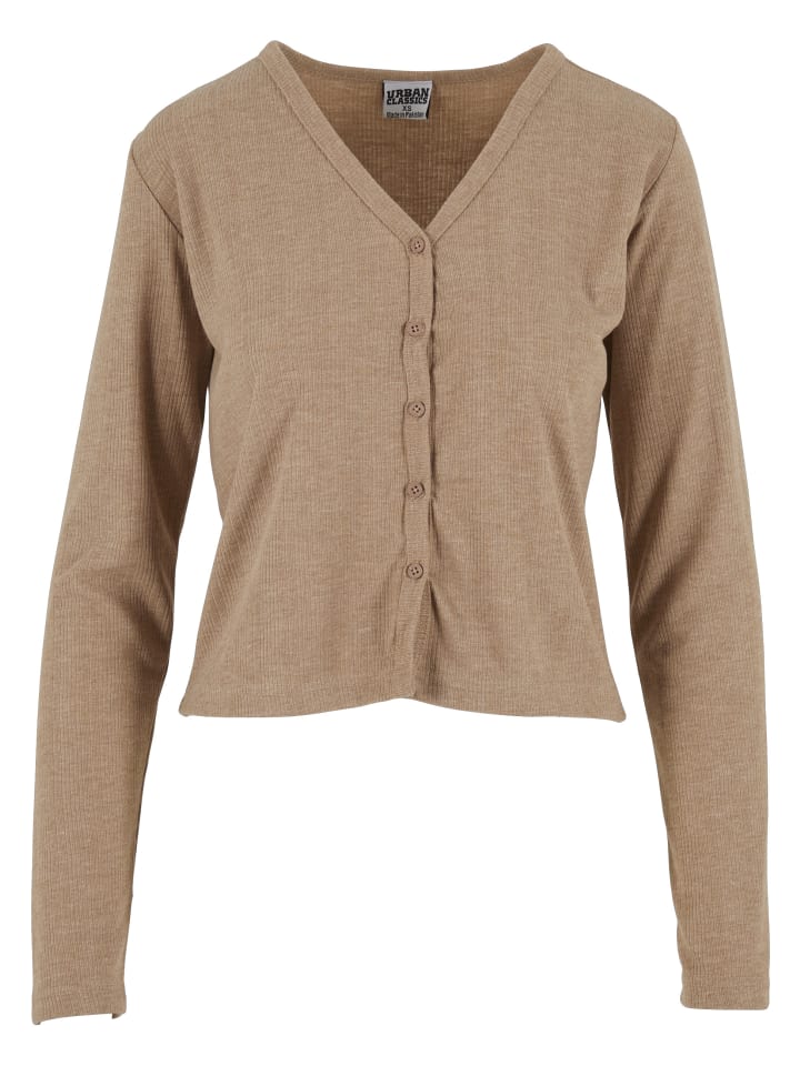 Cardigan in beigemelange