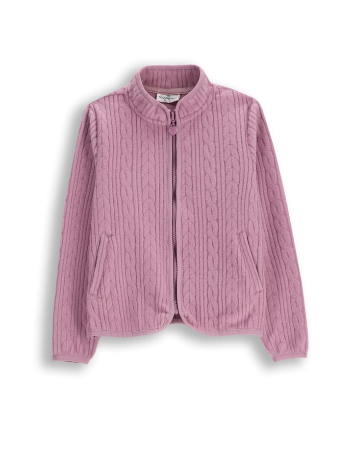 Reißverschlussjacke in violett