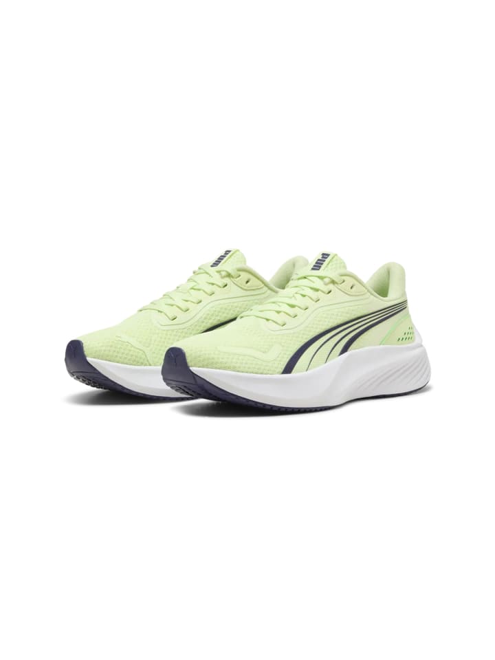 Sneakers Low Pounce Lite Jr Apple spritz-deep plum-white in gelb
