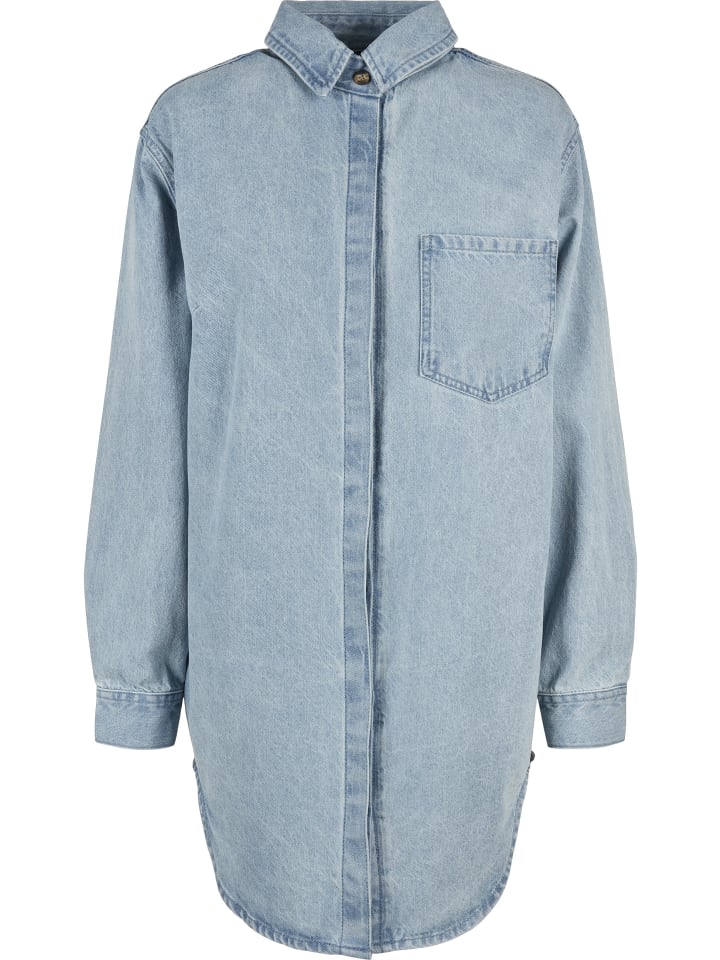 Day Dress in tintedlightbluewashed