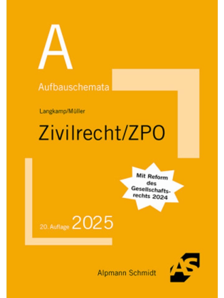 Buch - Aufbauschemata Zivilrecht / ZPO