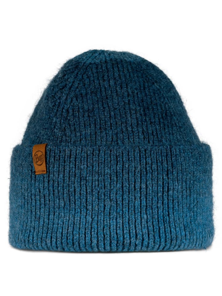 Knitted Beanie Marin in Blau