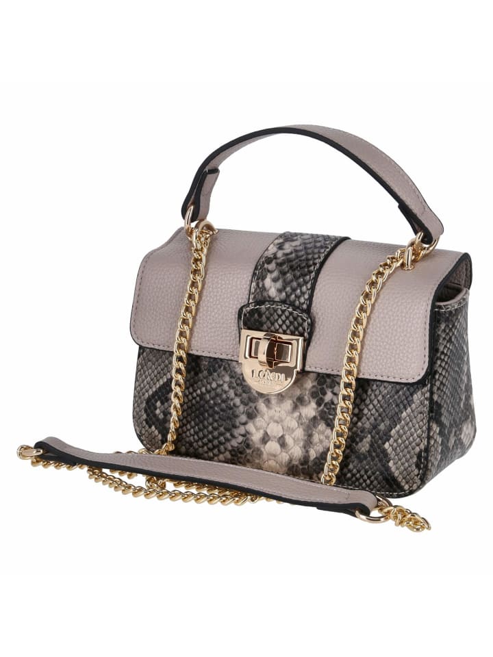 Schultertasche SHARINA in grau