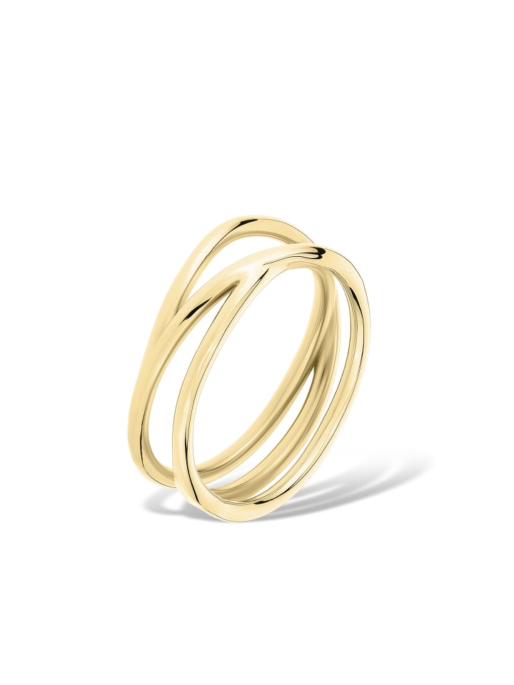 Ring The Melting Organic in gold