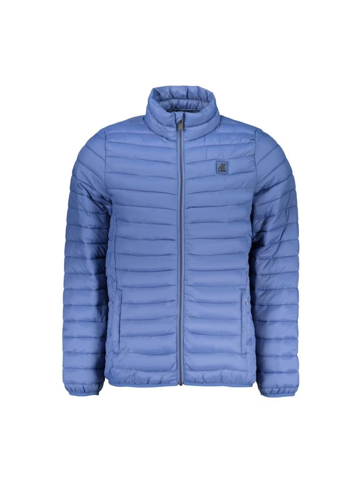 Blau Polyester Herren Jacke