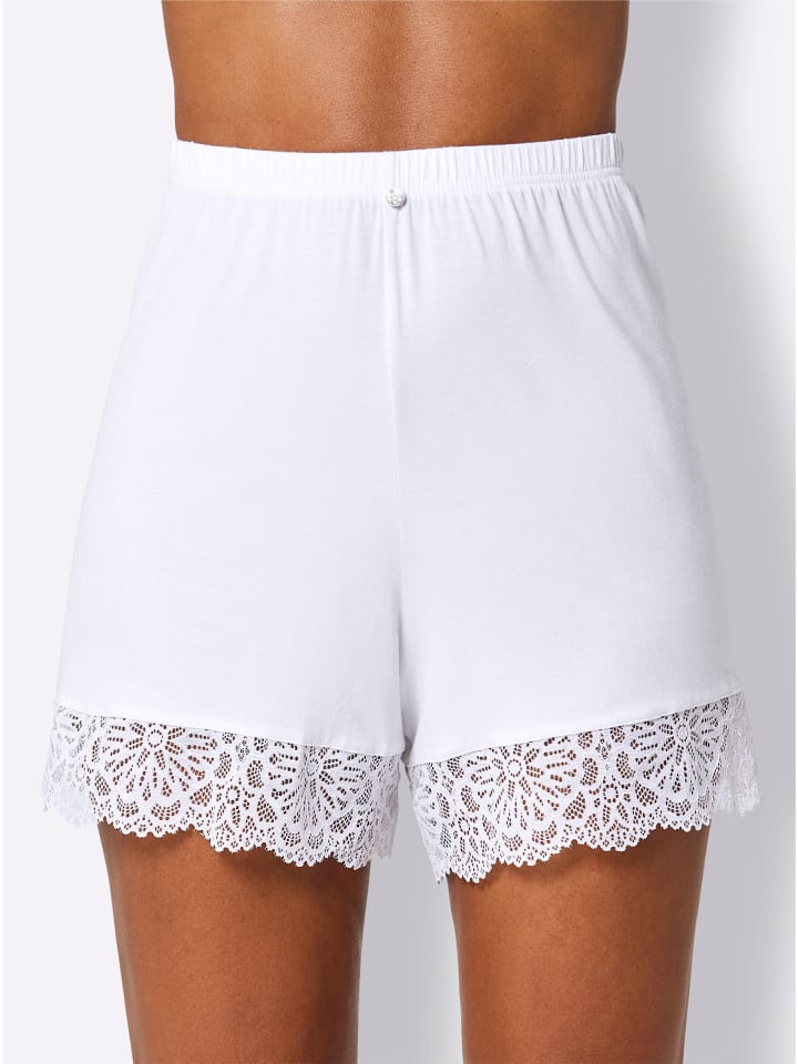 Shorts in weiß