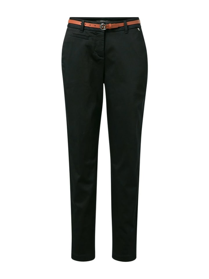Stoffhose für Damen in schwarz