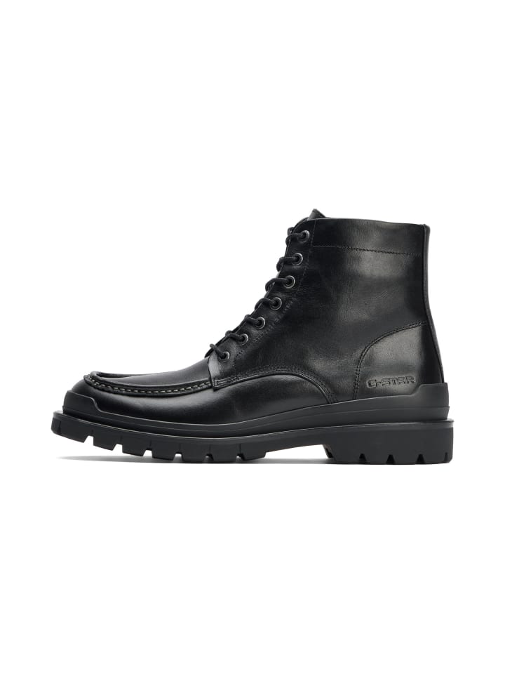 Blake Moc Mid Lea-Stiefel black