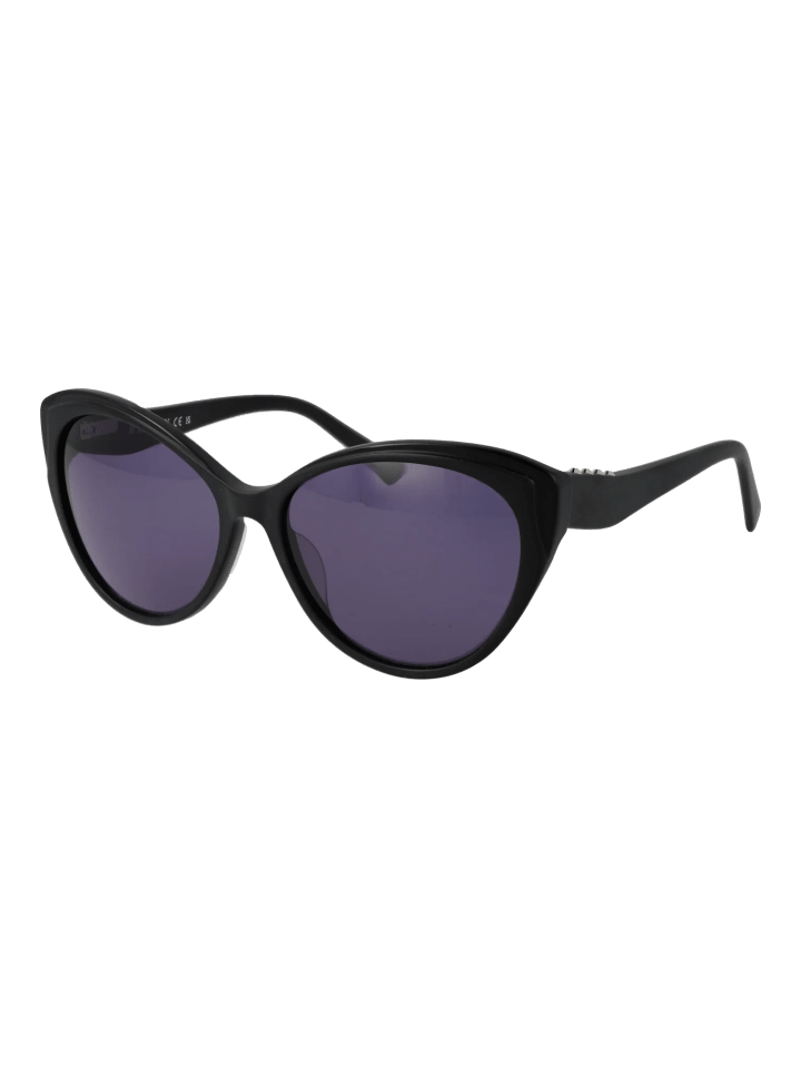 Frauen Sonnenbrille Katzenauge Schwarz