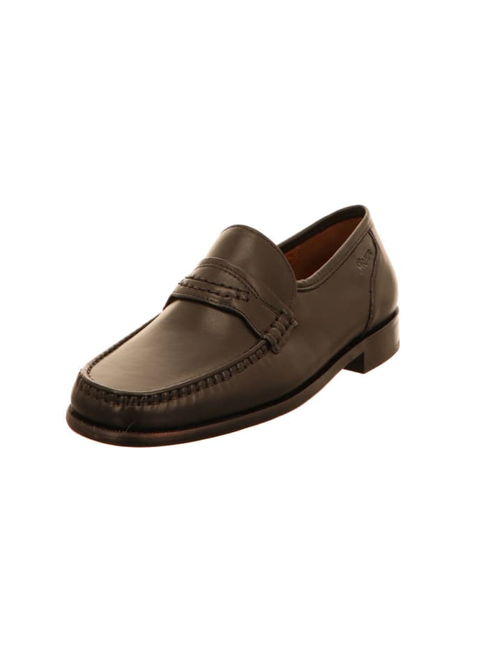 Mokassin Slipper in schwarz