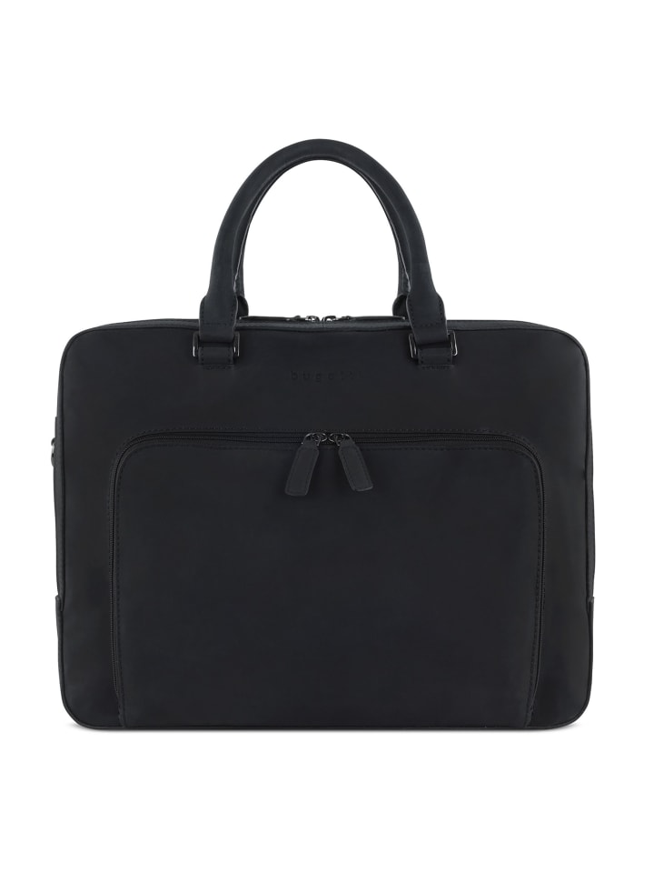 Luca Aktentasche Leder 39 cm Laptopfach schwarz
