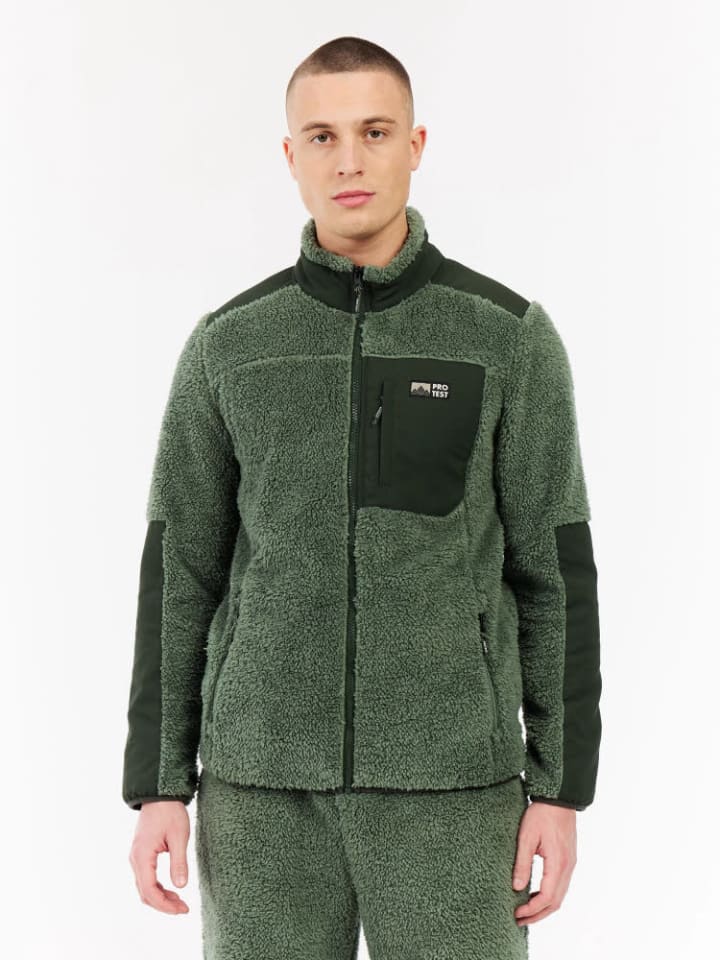 Fleecejacke in grün
