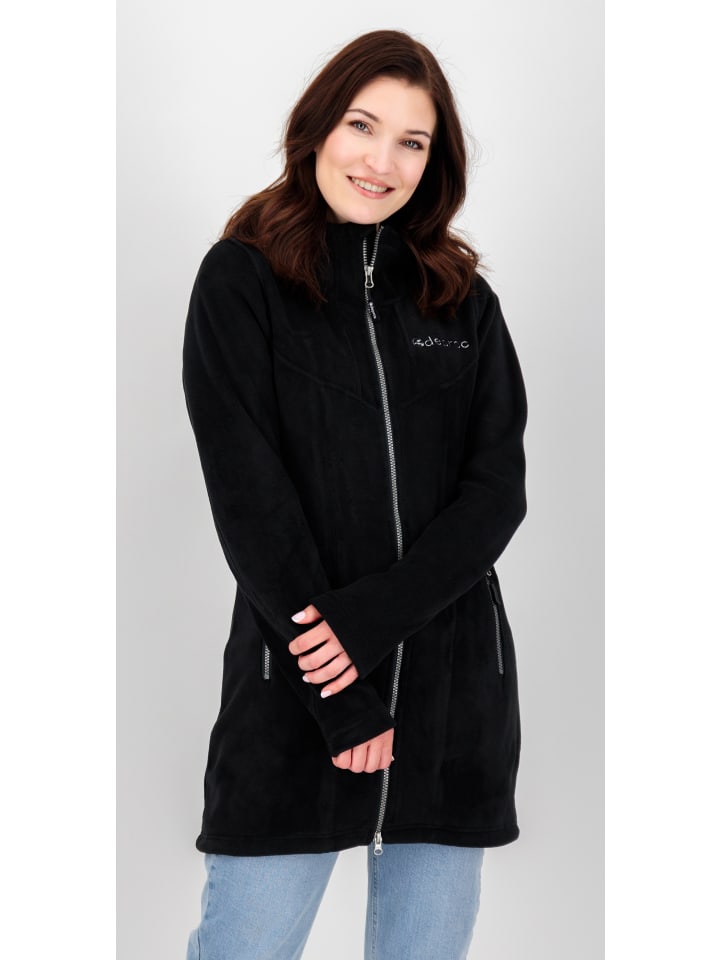 Fleecejacke WAWA PEAK in Schwarz