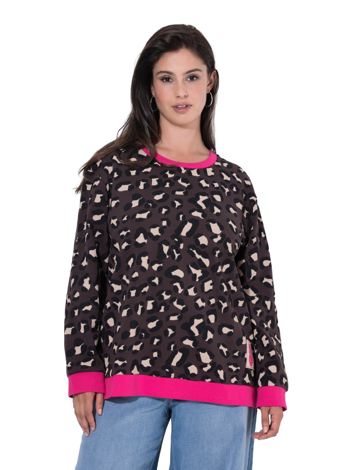 Sweatshirt in mahagoni