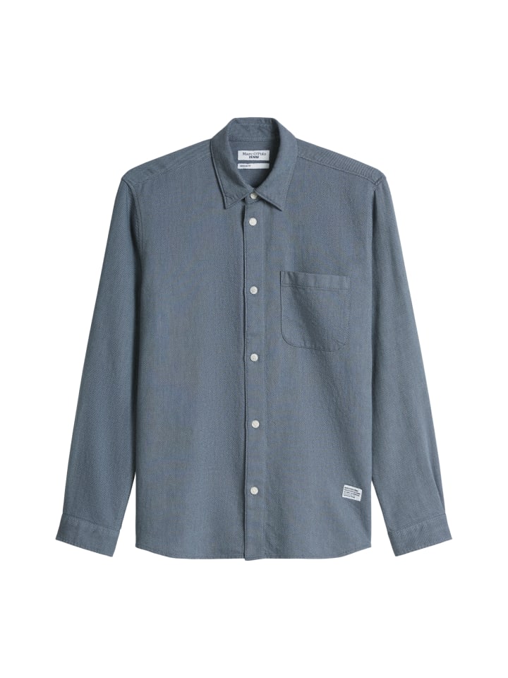 Hemd regular in Medium Blue