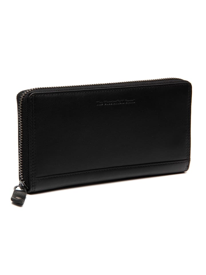 Cantara Geldbörse Leder 19 cm black