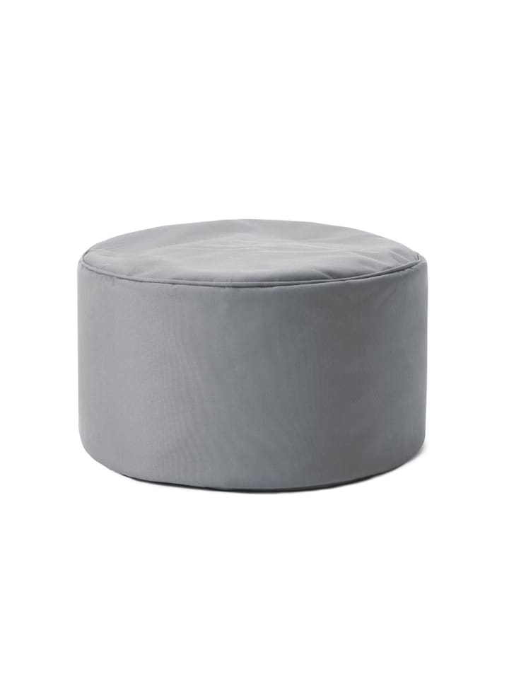 Sitzsack-Hocker Pouf rund 50l grau  grau