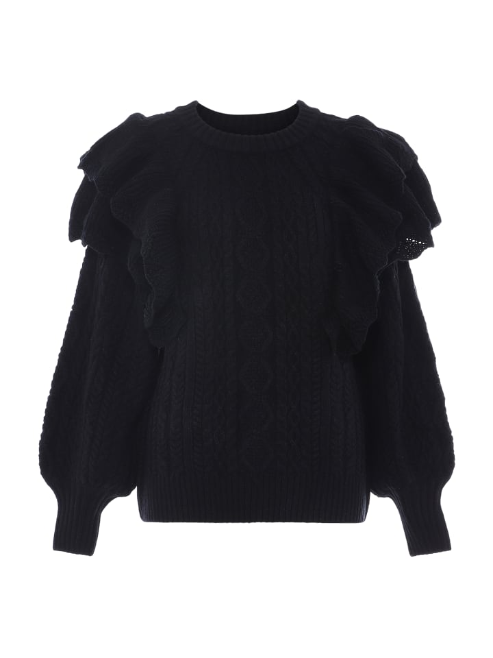 Damen Strickpullover in SCHWARZ