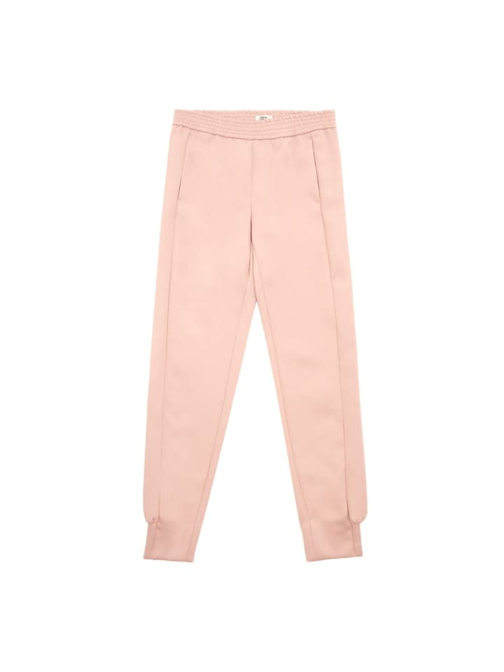 Pink Polyester Casual Hose