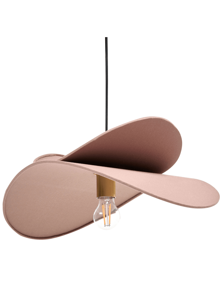 Pendelleuchten MASCOTA in Braun/Gold - (W) 61 x (H) 105 x (L) 61 cm