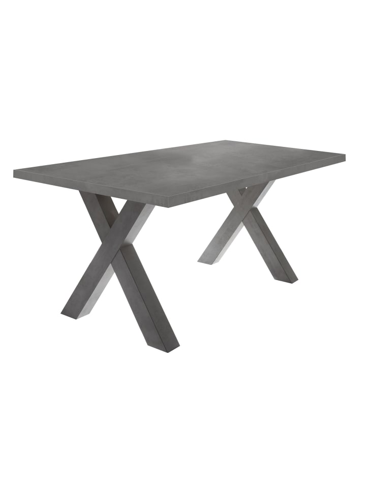 ESSZIMMERTISCH Eike 4 160 x 90 x 75 Esstisch Graphit