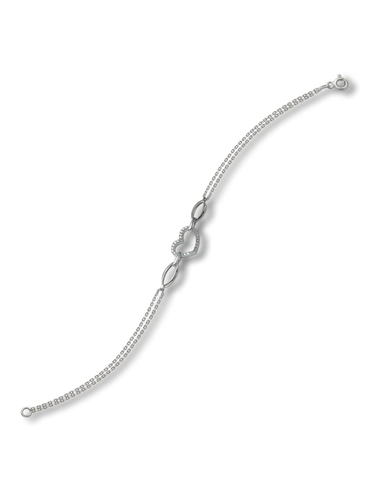 Armband Silber 925 Sterling Silber ca. 19cm Fantasiekette