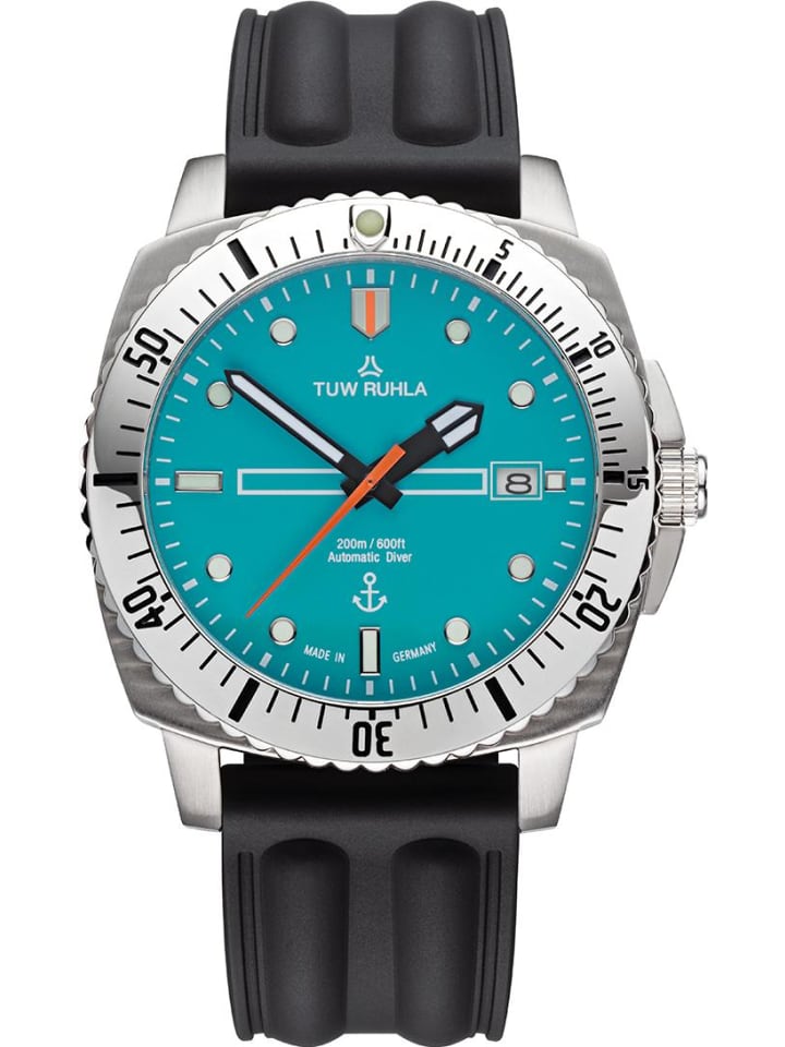 Uhr in Blau
