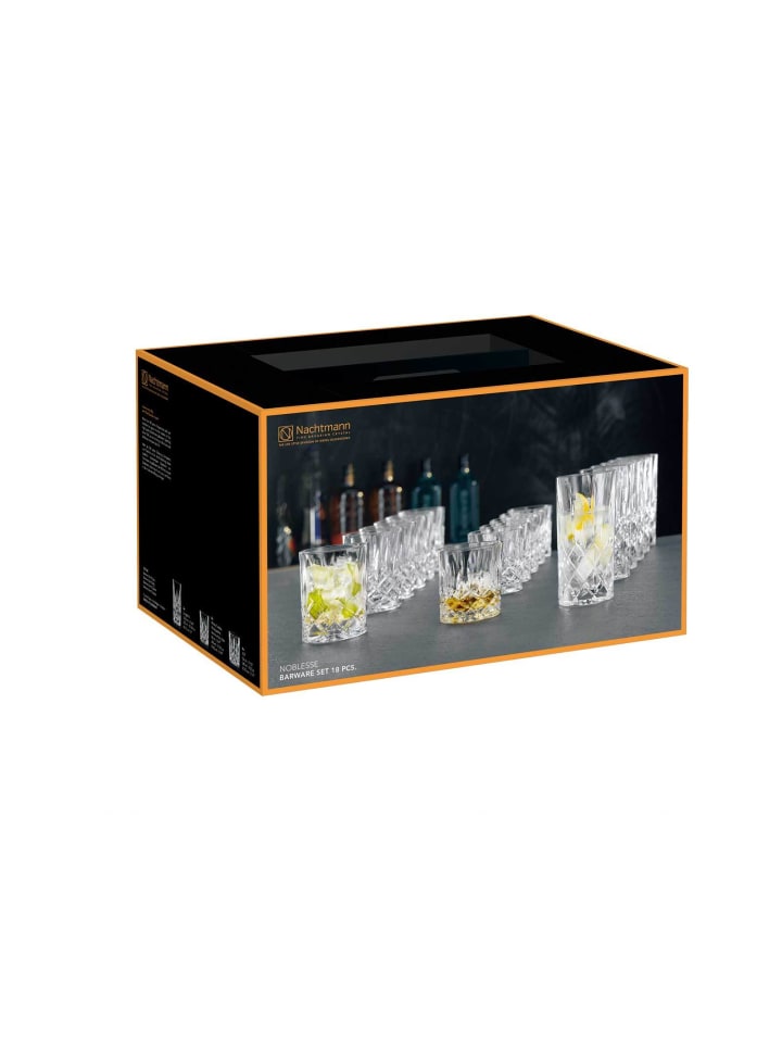 18-tlg. Bargläser Noblesse in Transparent
