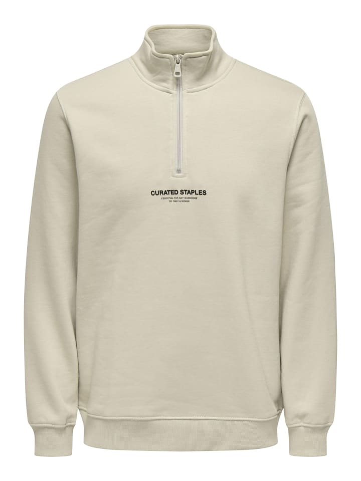 Sweatshirt in Silver Lining