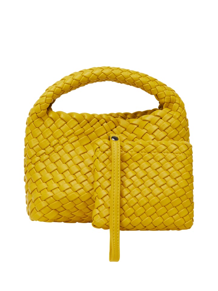 Women 2-In-1 Tote Bag Set in Yellow