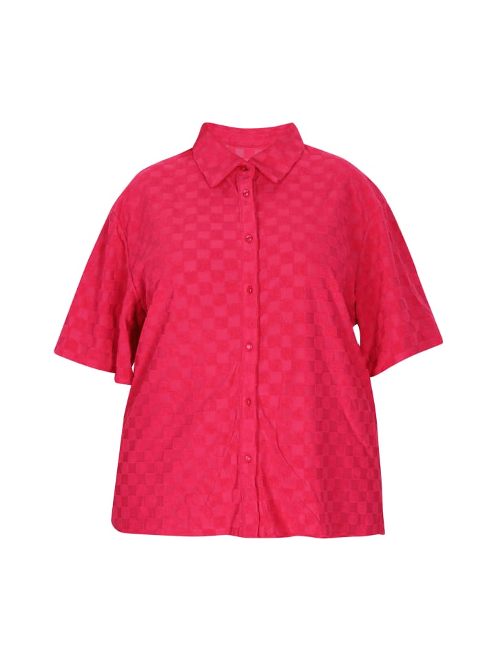 Women Plus Size Blouse in Pink