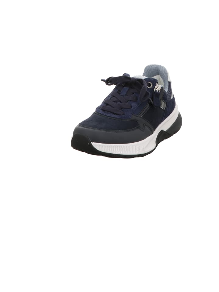 Sportlicher Schnürschuh in blau