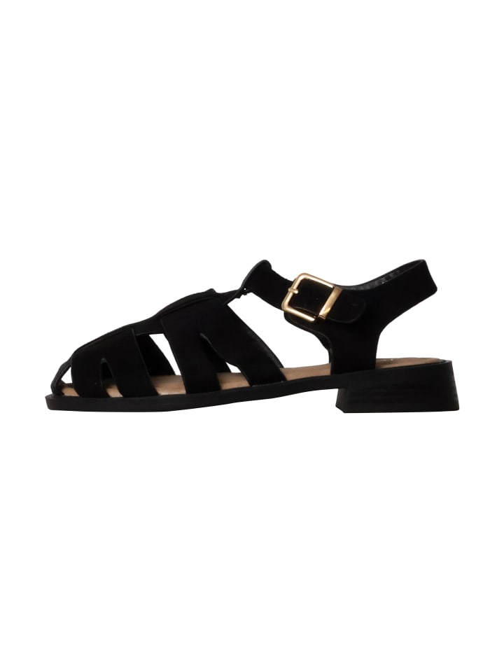 Sandalen mit Riemen Schwarz