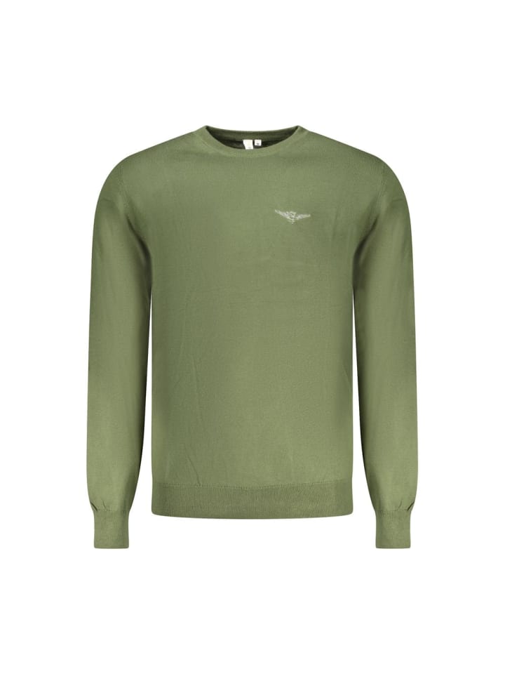 Grün Baumwolle Herren Pullover