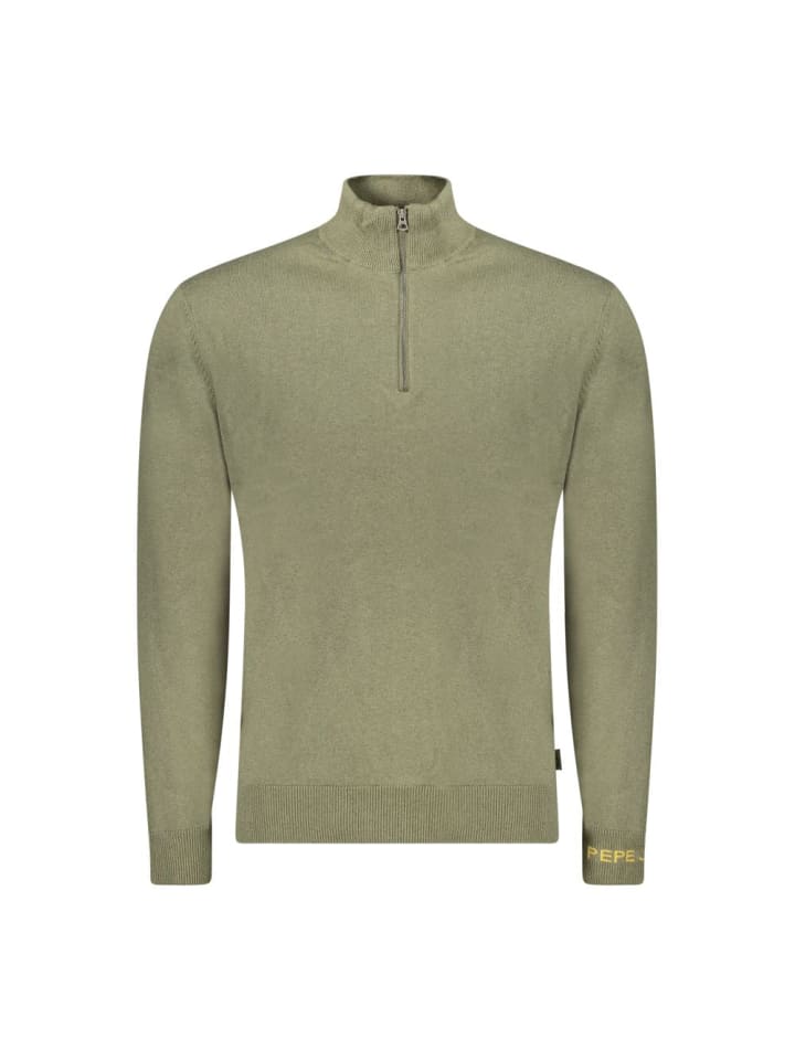 Grün Baumwolle Herren Pullover