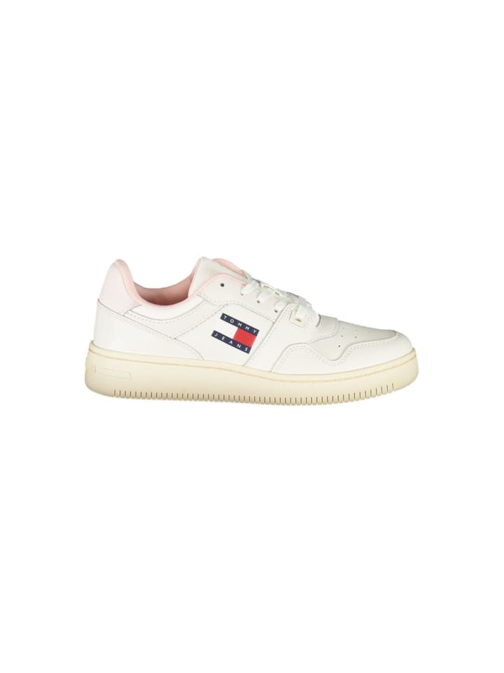 Weiß Leder Damen Sneaker