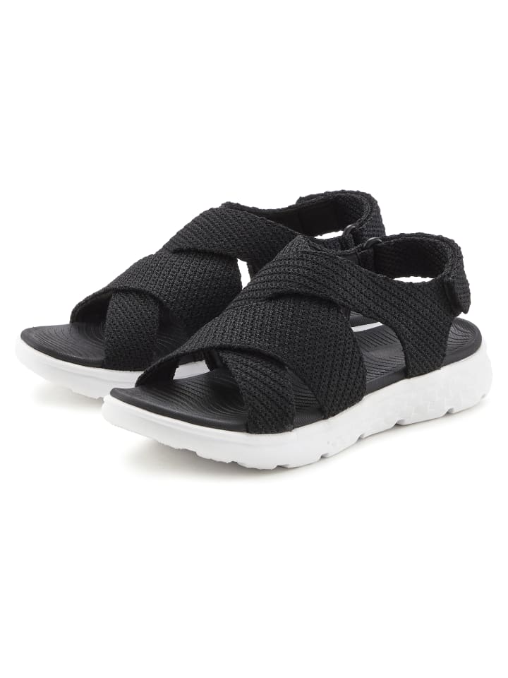 Sandale in schwarz