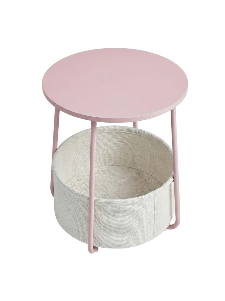 Beistelltisch Lilea in Rosa - (B)45 x (H)51 x (T)45 cm