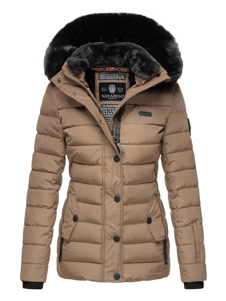 Winterjacke Milianaa in Taupe