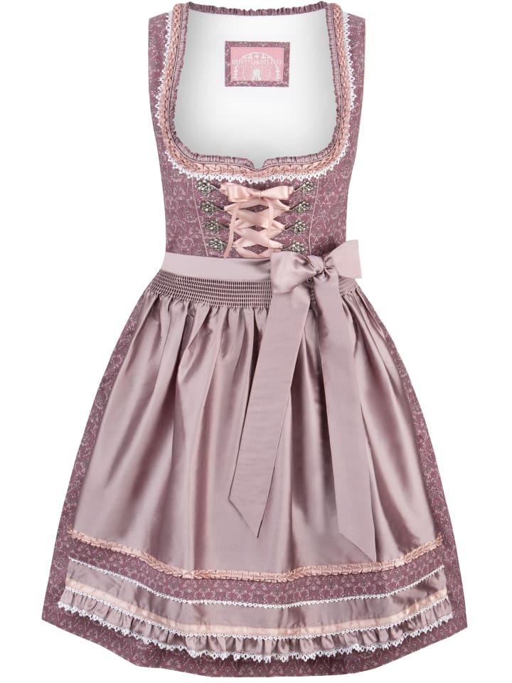 Mini Dirndl "Ruby" in beere