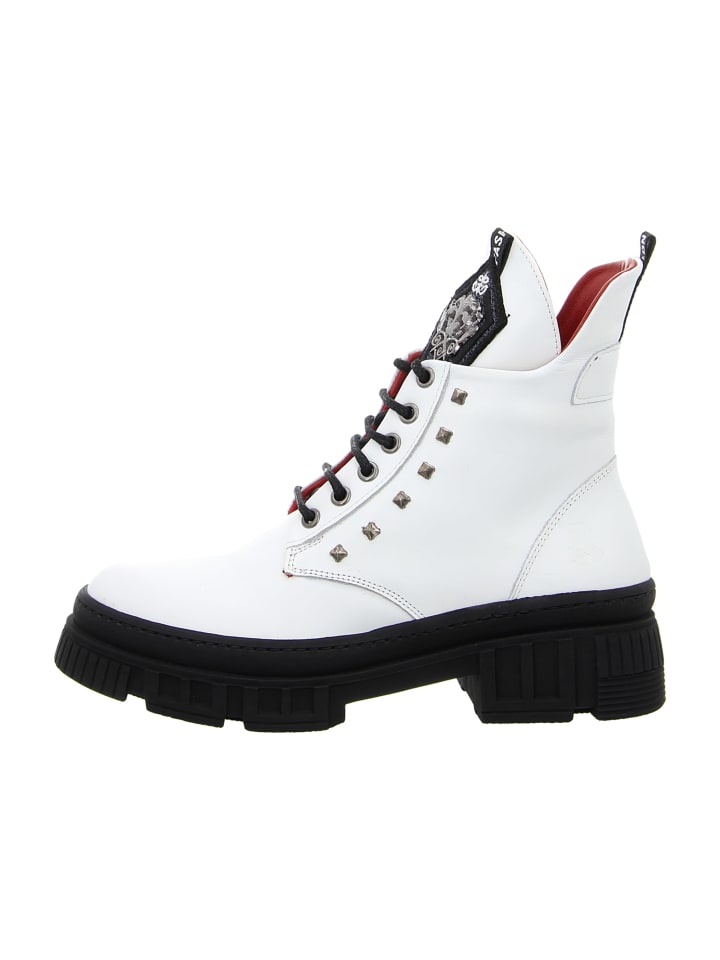 Schnürboots in Weiß