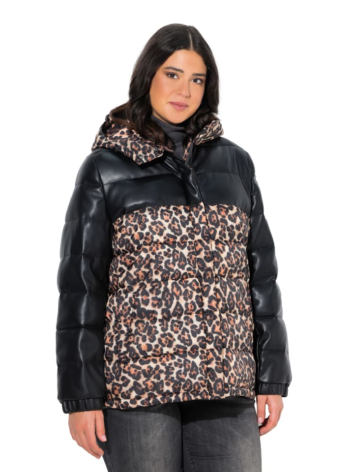 Steppjacke in schwarz