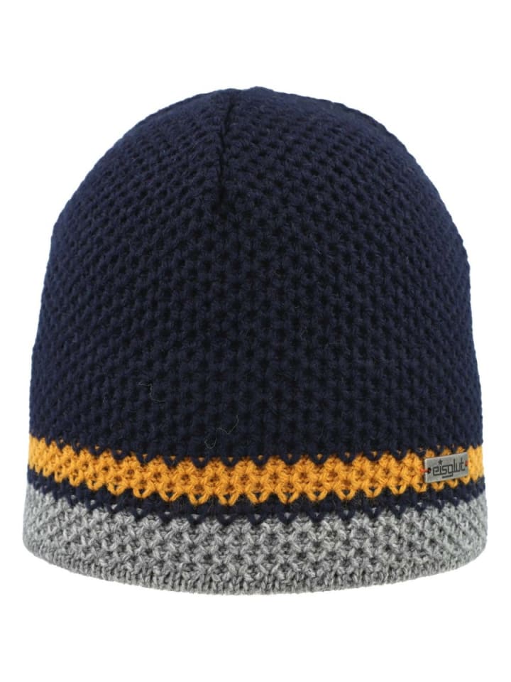 Strickmütze in blau
