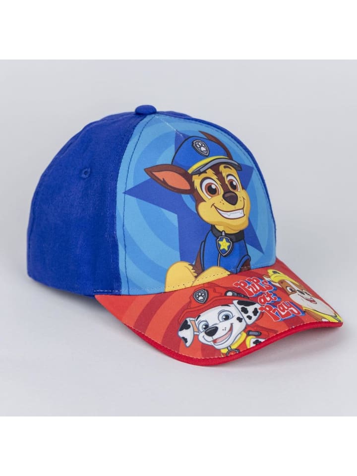 Jungen Paw Patrol Kinder Cap mit Visier blau Verschluss, One Size Kappe