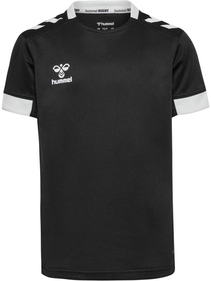T-Shirt Hmlrugby Kinder in BLACK