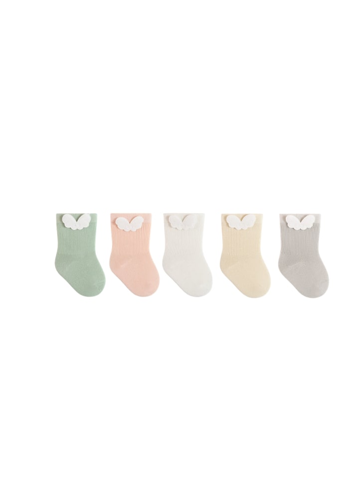 5er-Set 'Schmettlinge' Baby Socken