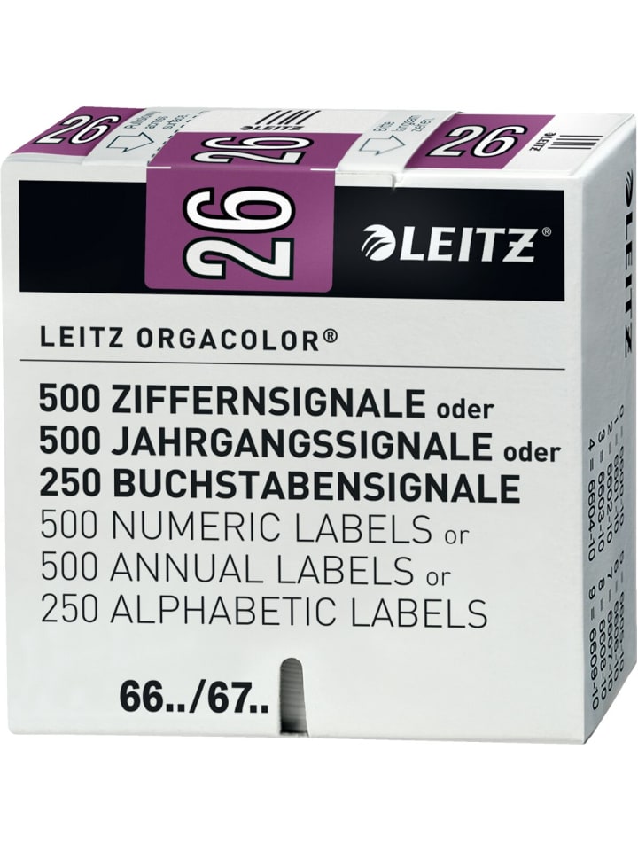 Orgacolor Jahrgangssignal 2026 violett 500 Stück